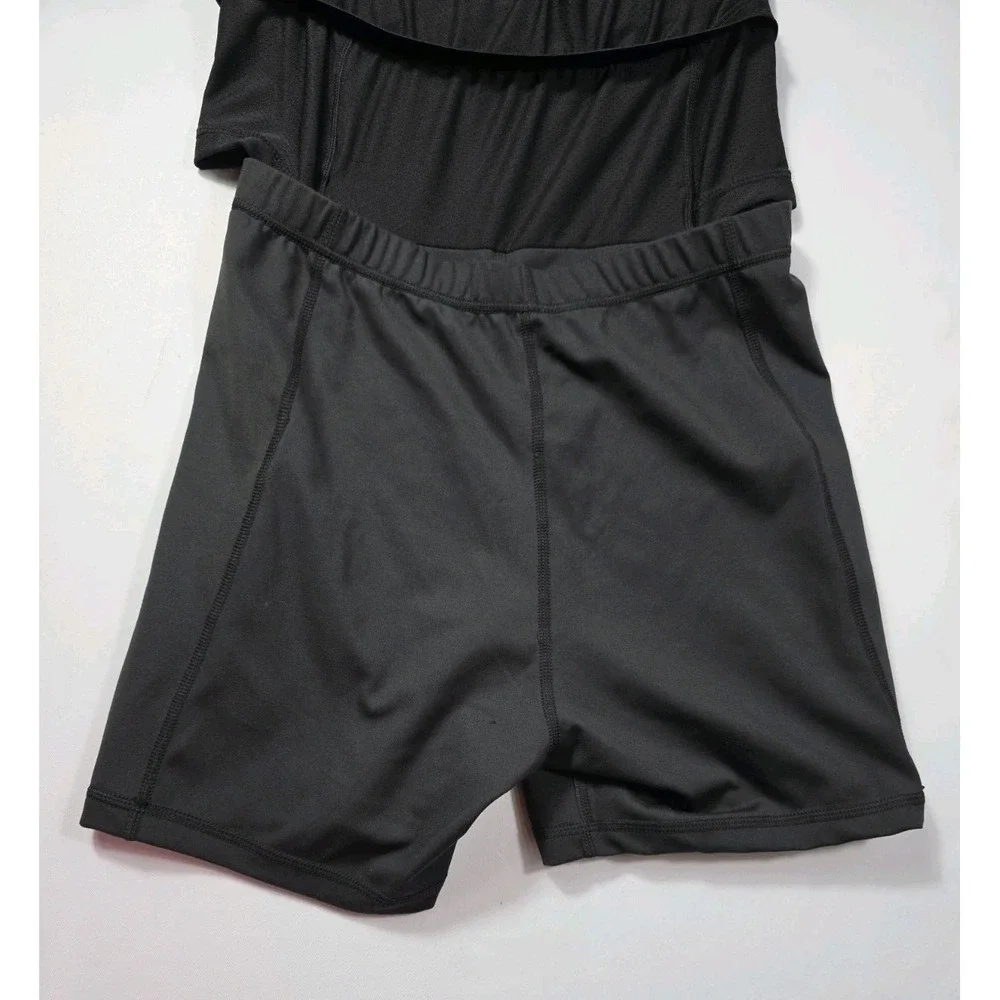 Elle Sport Athletic Dress XS Black Built In Shorts Pocket Tennis Golf Workout